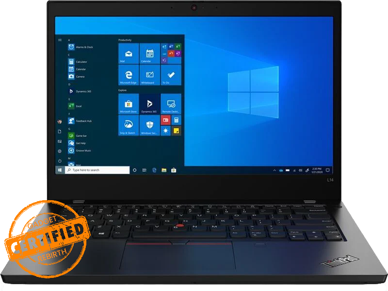 Lenovo ThinkPad T470 Refurbished 8th Gen Intel Core i5 Thin Laptop (8 GB DDR4 RAM/256 GB SSD/14" - Refurbished A Grade